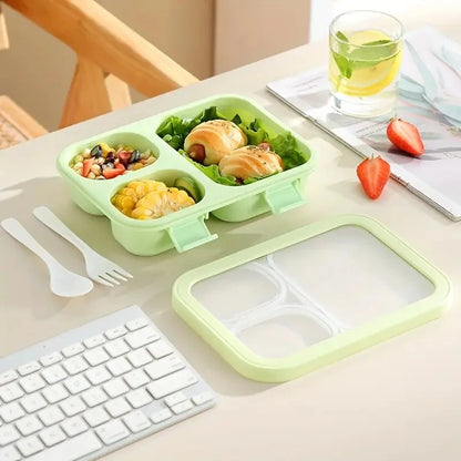 Leakproof Silicone Bento Lunch Box Stackable Food Storage Container