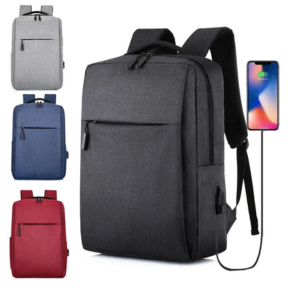 Waterproof USB Laptop Business Backpack Versatile Travel School Bag