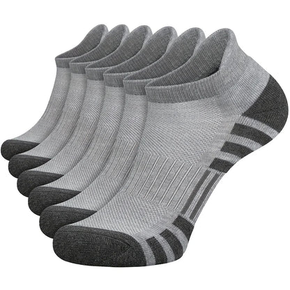 Men Non Slip Athletic Crew Socks Ground Gripping Sports