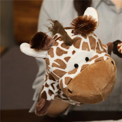 Cartoon Plush Hand Finger Puppets Family Storytelling Toy