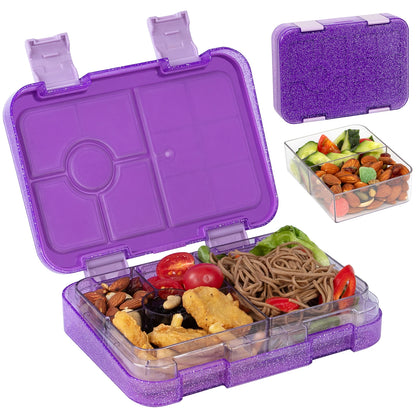 Portable Sealed Student Bento Box Microwavable Food Container Utensils