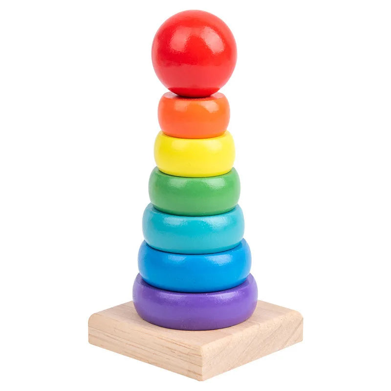 Shape Matching Toy - Montessori Wooden Toys for Children & Toddlers