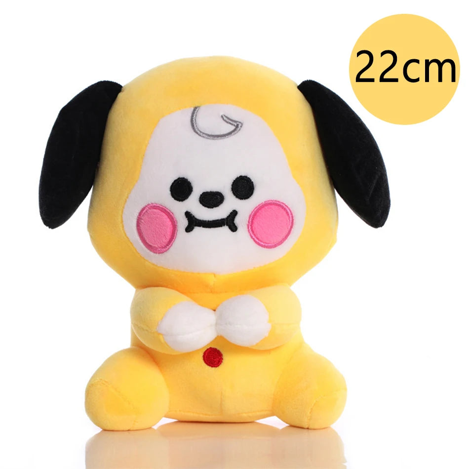 Cartoon Animal Plush Keychain Pendant Soft Bag Charm