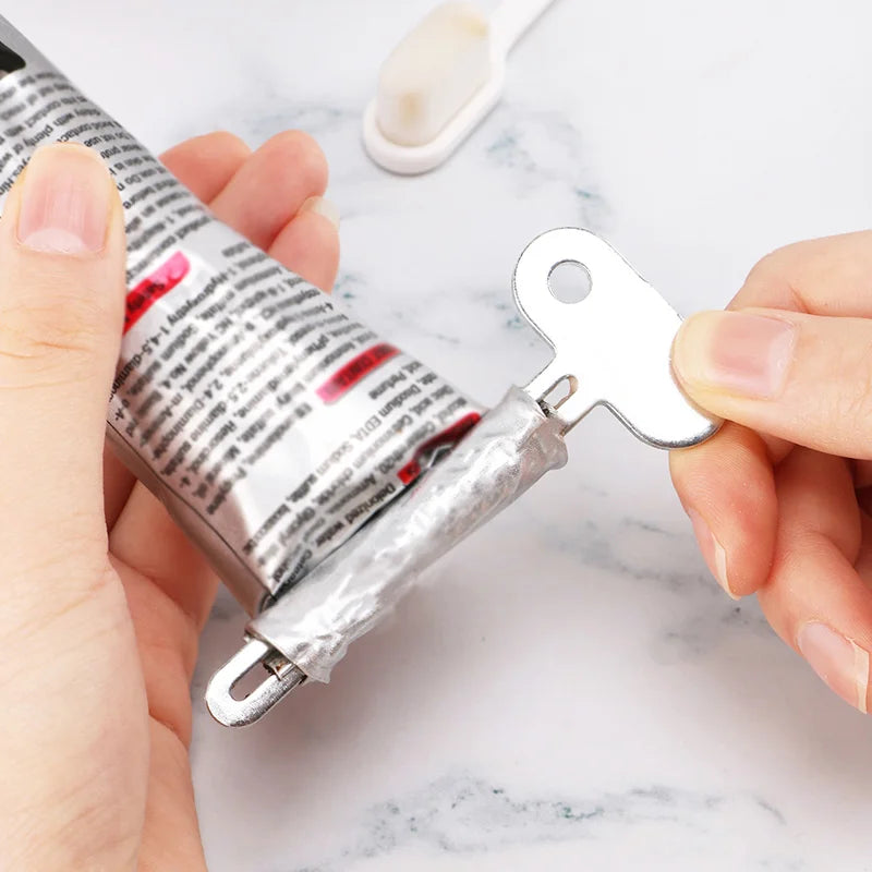 Stainless Steel Toothpaste Squeezer Tool Dispenser Key