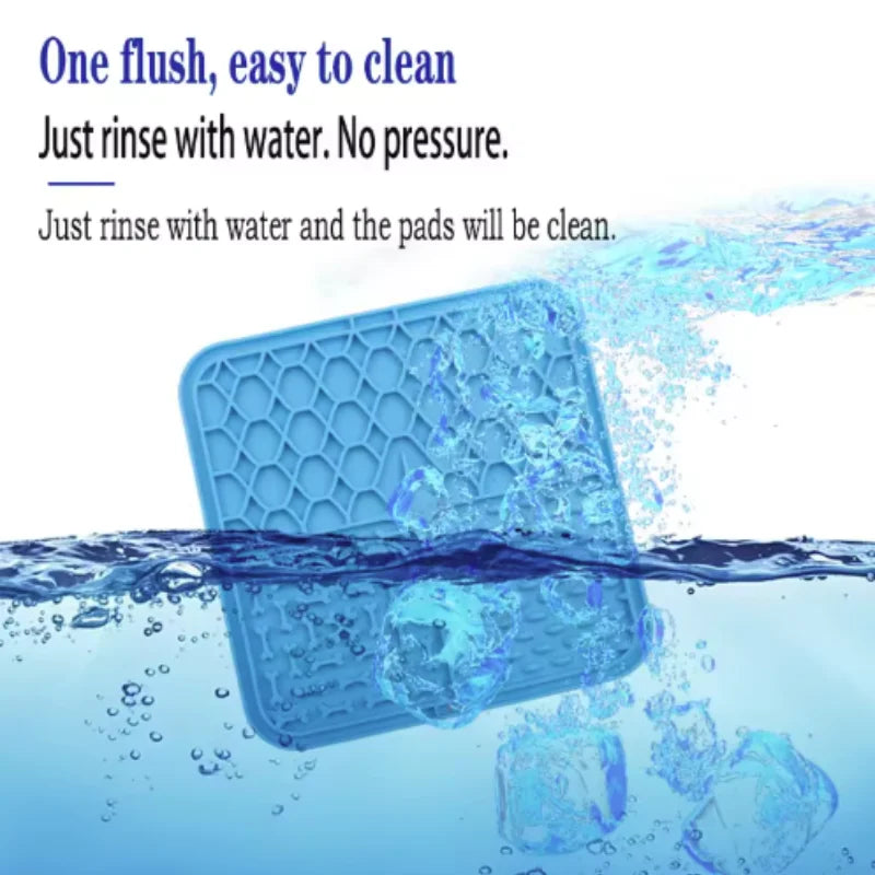 Pet Lick Silicone Mat Dog Slow Feeder Bathing