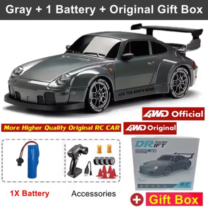 1:24 4WD RC Drift Car Mini 4x4 Remote Control Model