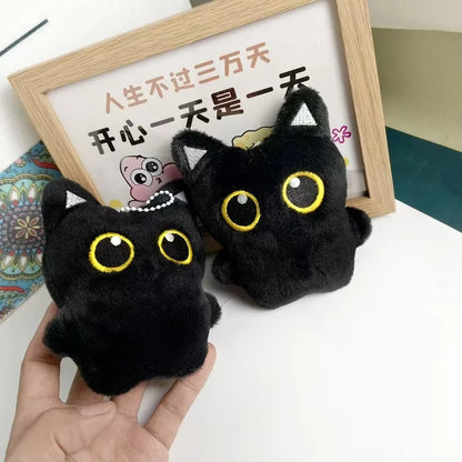 Black Cat Plush Toy Cute Kitten Pillow Cushion Pendant