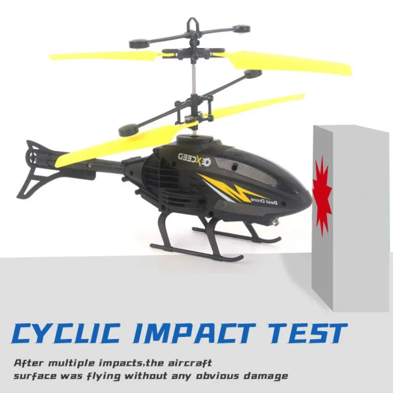 Watch Controlled Induction Aircraft Hand Control RC Helicopter