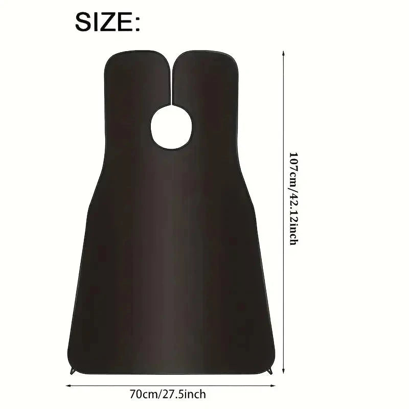 Shaving Hair Catcher Beard Bib for Men, Grooming Apron with Mirror Cover, Practical Tool for Mess-Free Clean Up