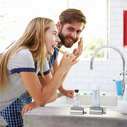Stainless Steel Toothpaste Squeezer Roller Metal Tube Wringer