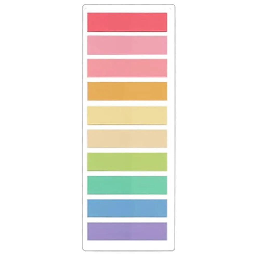 Transparent Colorful Index Sticky Note Pads Self-Adhesive