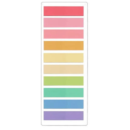 Transparent Colorful Index Sticky Note Pads Self-Adhesive