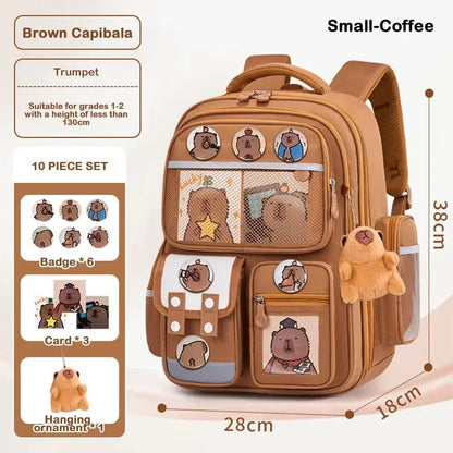 Waterproof Student School Backpack Large Capacity Ergonomic Rucksack