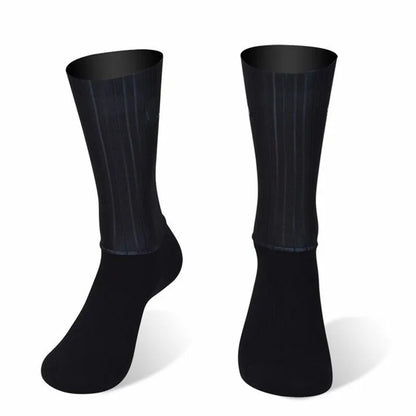Aero Anti Slip Silicone Cycling Socks Men Bicycle Sport