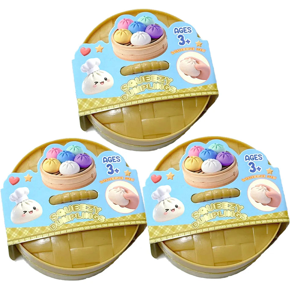 Glitter Dumpling Squishy Toy Sensory Stress Relief Fidget