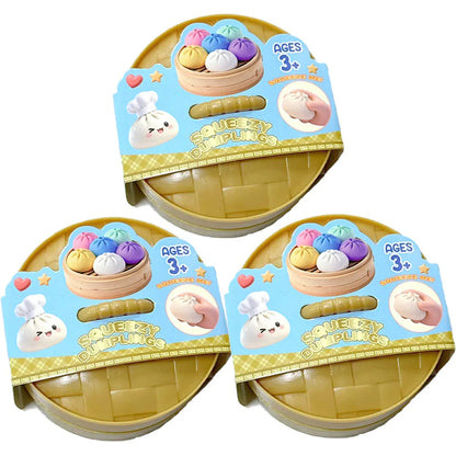 Glitter Dumpling Squishy Toy Sensory Stress Relief Fidget