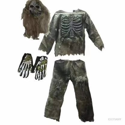 Halloween Costume Creations Zombie Costume For Kids Adult Scary Skeleton Living Dead Zombie Costume Monsters Spooktacular Outfit