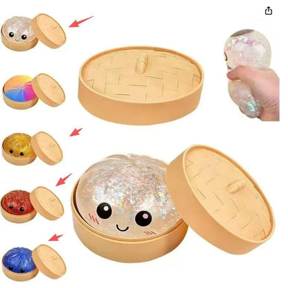 Glitter Dumpling Squishy Toy Sensory Stress Relief