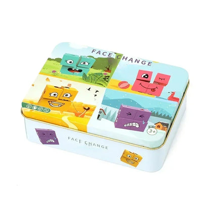 Face Changing Building Blocks Expression Matching Game