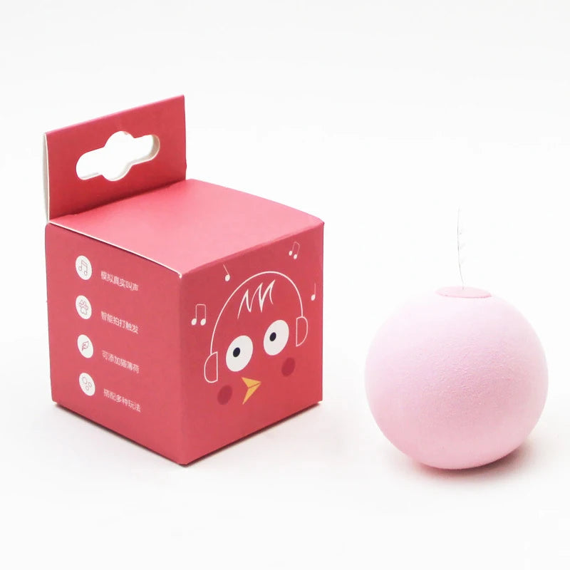 Smart Cat Toy Interactive Ball Touch Sounding Squeak