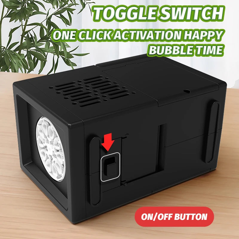 10 Hole Automatic Bubble Gun Electric Handheld Blower
