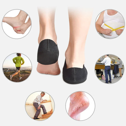 Plantar Fasciitis Heel Cups Silicone Gel Pain Relief Pads