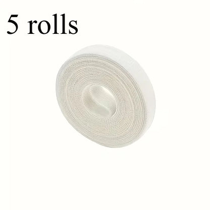 YITAPE 1M Silicone Hook and Loop Cable Organizer Reusable Cord Management Wire Wrap Strapping Tape for PC TV Phone Office Cable