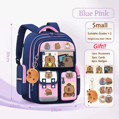 Waterproof Student School Backpack Large Capacity Ergonomic Rucksack