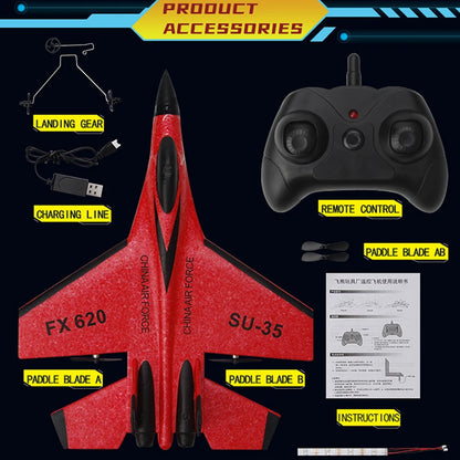 RC Foam Fighter Glider Plane 2.4G Remote Control