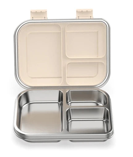 Stainless Steel Leakproof Bento Lunch Box, Sandwich Friendly, Food Safe, Compact, Perfect for Kids Lunch, Adult Lunch