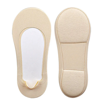 Women Boat Sock Insoles Plantar Fasciitis Cushion Liners