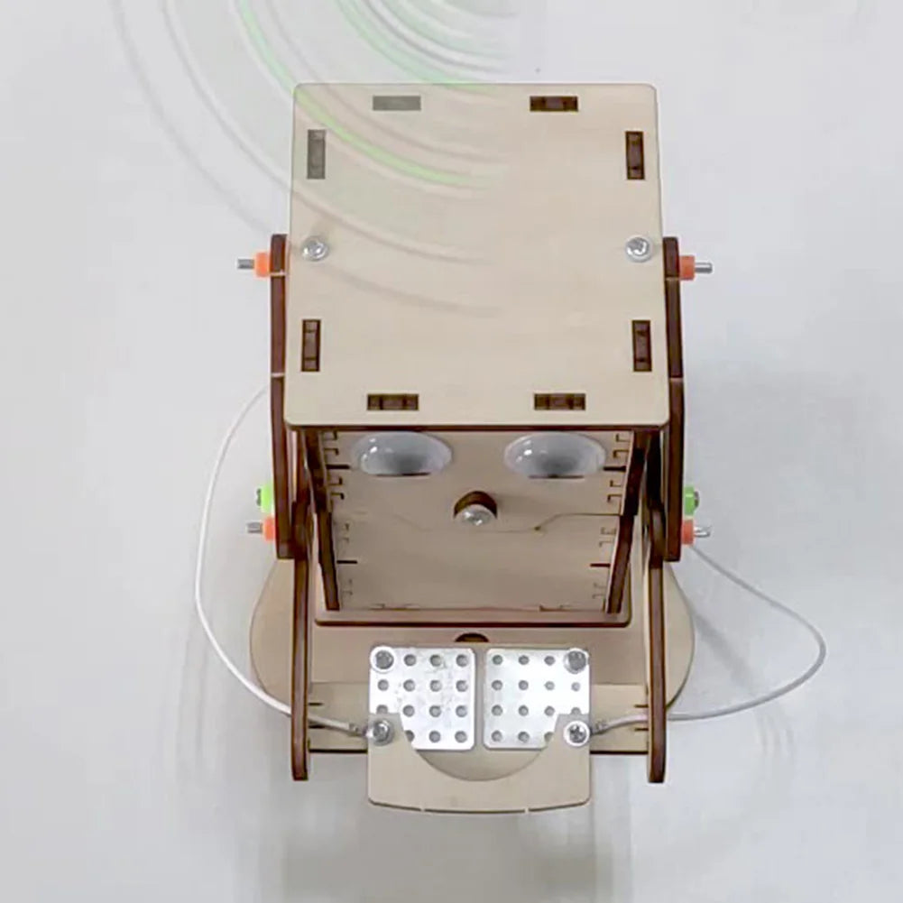 DIY Coin Eating Robot Wood Kit STEM Science Experiment