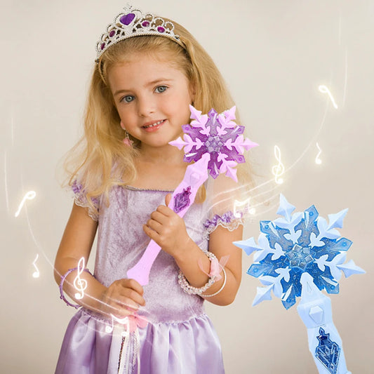 Sparkling Fairy Snowflake Wand Halloween Christmas Toy