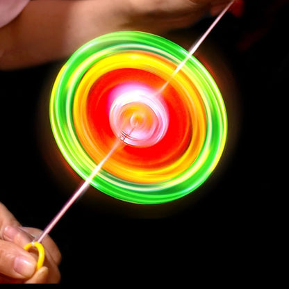 Luminous Flashing Rope Flywheel Toy LED Light Gyro