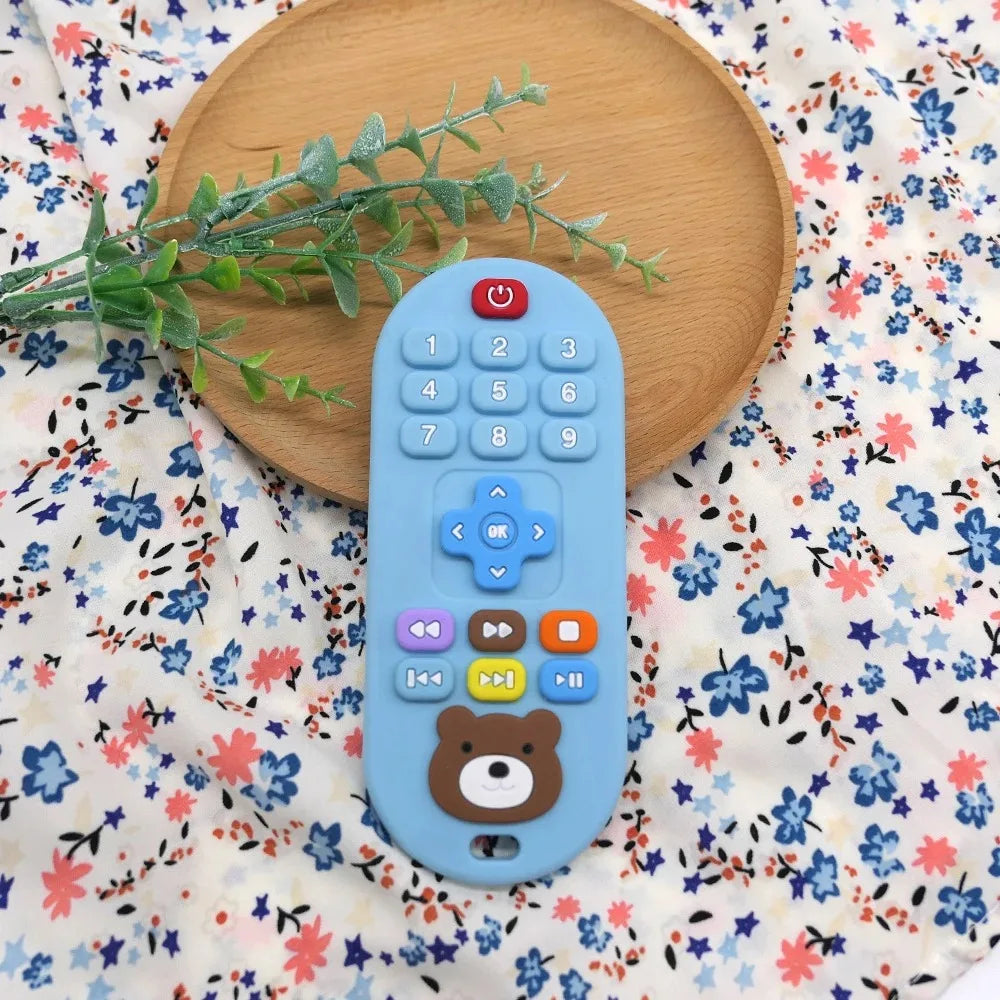 Silicone Baby Teething Remote Toy Infant Control Teether