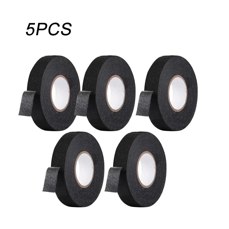 Insulated tape, heat-resistant wire harness protection, waterproof tape 9/15/50mm, automotive wire harness wiring sheath