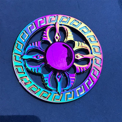 Rainbow Metal Fidget Spinner Colorful High Speed Toy