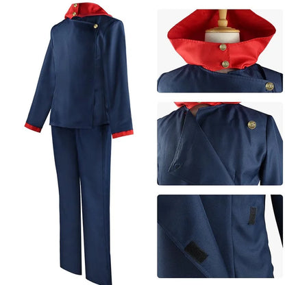 Itadori Yuji Cosplay Costume Inumaki Toge/Fushiguro Megumi Cosplay Include Uniform Pants for Anime Comic Con