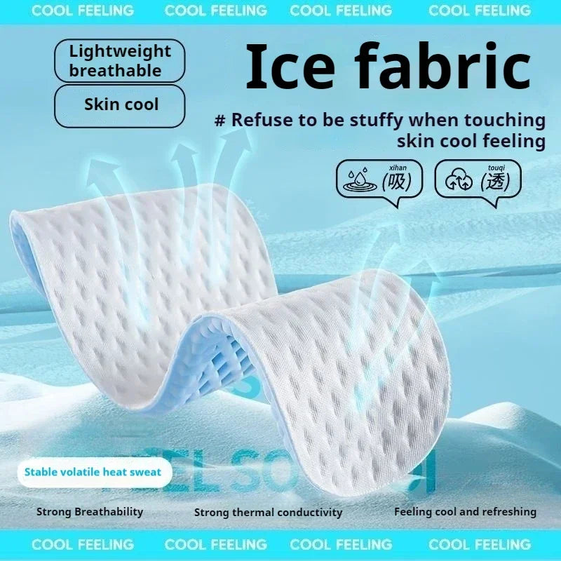 Summer Cooling Sports Insoles Breathable Memory Foam Soles