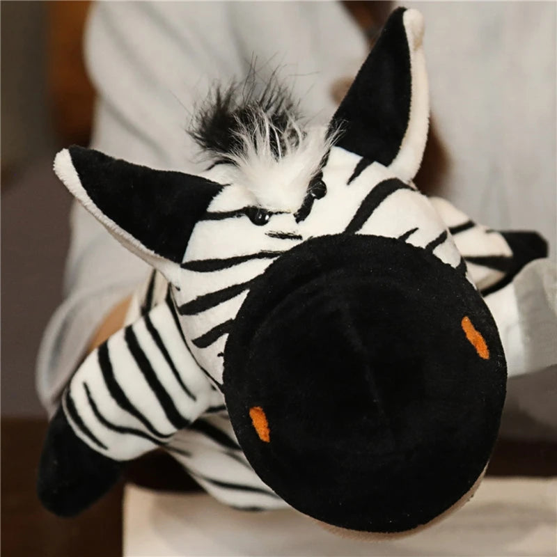 Cartoon Plush Hand Finger Puppets Family Storytelling Toy