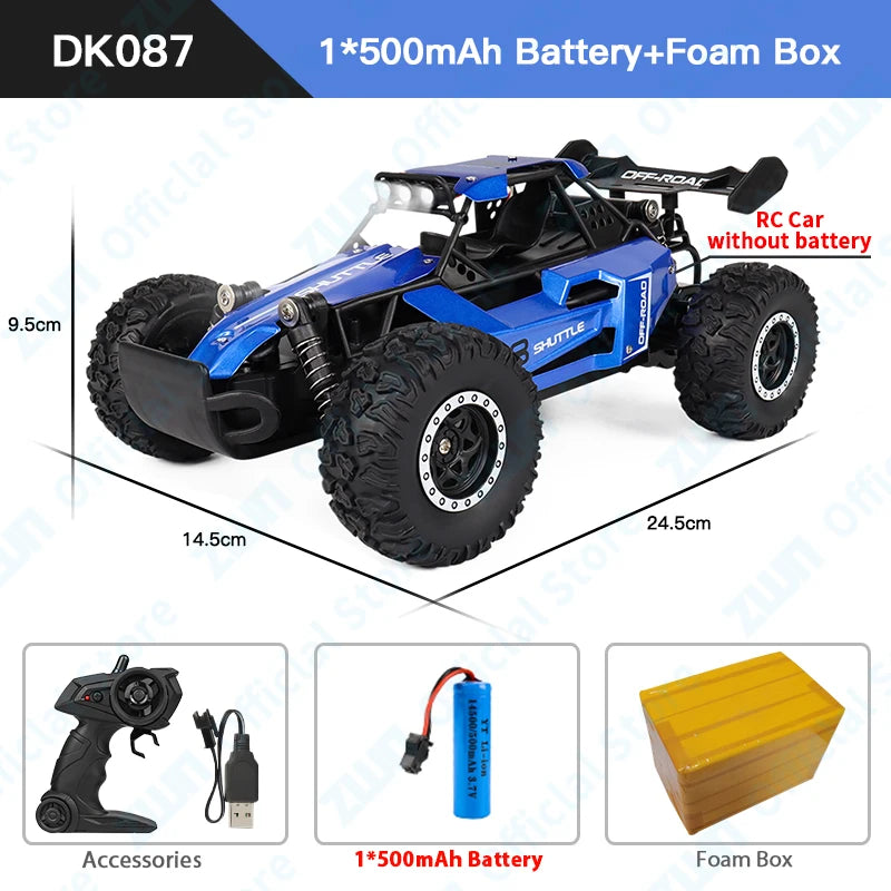 2WD Off-Road RC Climbing Car Remote Control Toy