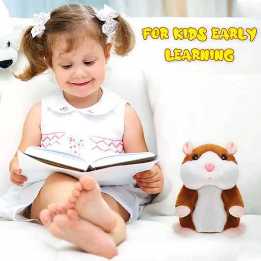 Talking Nod Hamster Plush Toy Voice Imitating Doll
