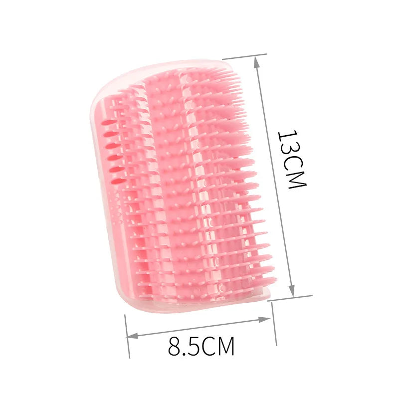 Massage Pet Cat Brush Corner Self Grooming Scratcher
