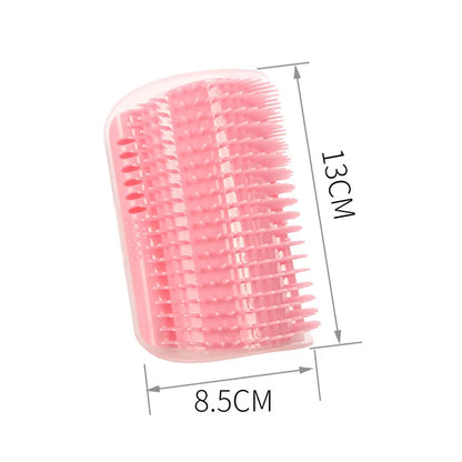 Massage Pet Cat Brush Corner Self Grooming Scratcher