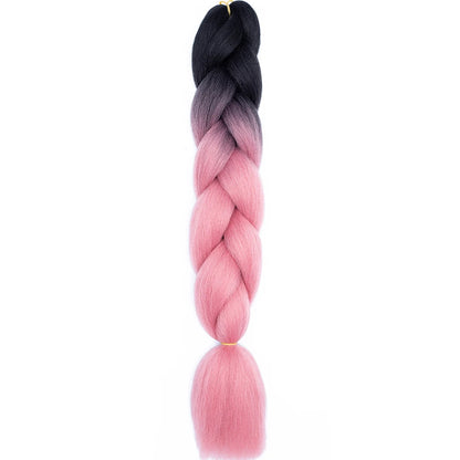 24 Inch Jumbo Braiding Hair Synthetic Afro Ombre Extensions