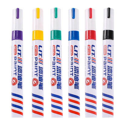 Waterproof Permanent Paint Marker Set 3mm Oil Based Pens