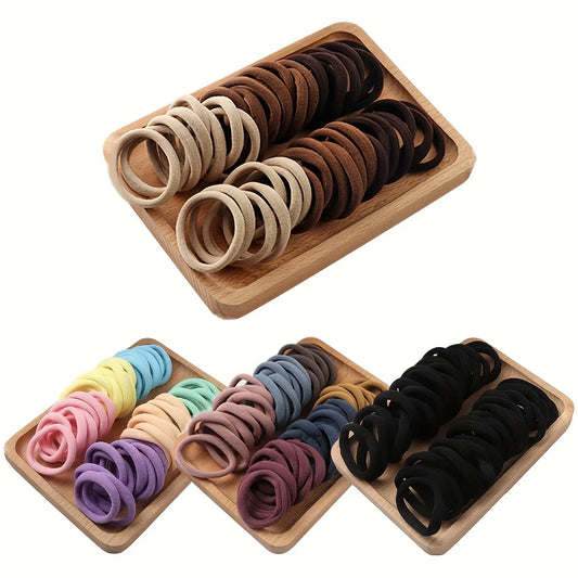 Soft Elastic Hair Ties Decorative Hair Bands Set