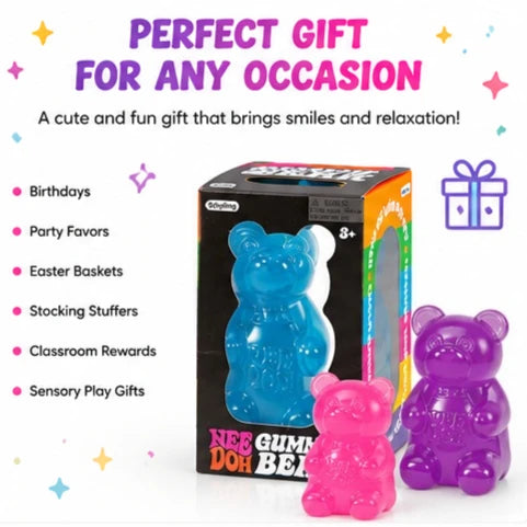 Gummy Bear Squishy Stress Toy Sensory Fidget Squeeze