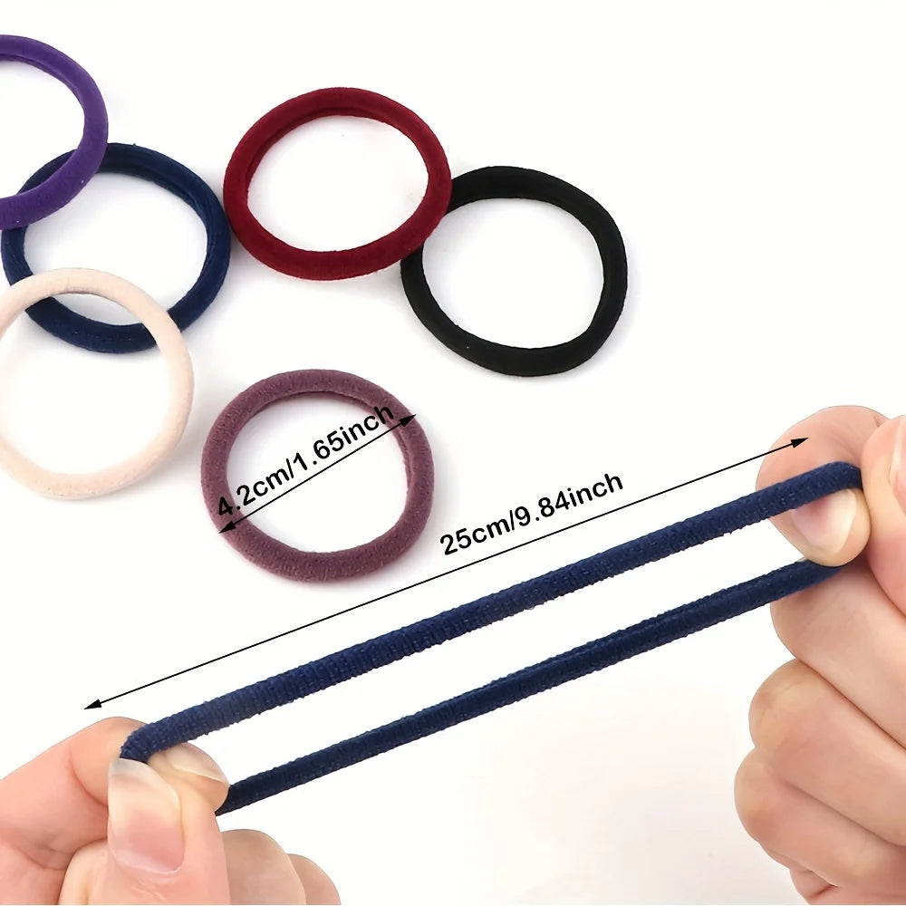Soft Elastic Hair Ties Decorative Hair Bands Set