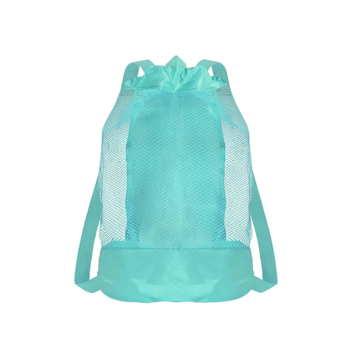 Extra-Large Sand-Resistant Drawstring Beach Backpack - Kids Pool Toys Storage Bag for Shell Collecting, Travel & Fitness